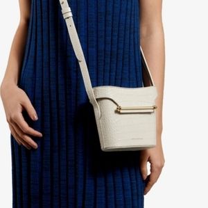 Strathberry NEW with Box - Safari Bucket East West Crossbody Bag - Rare